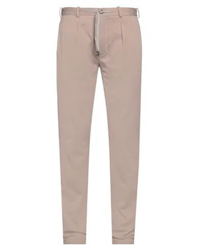 Circolo 1901 Man Pants Light Brown Size 38 Cotton, Elastane In Beige