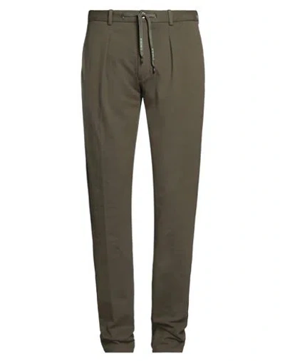 Circolo 1901 Man Pants Military Green Size 28 Cotton, Elastane