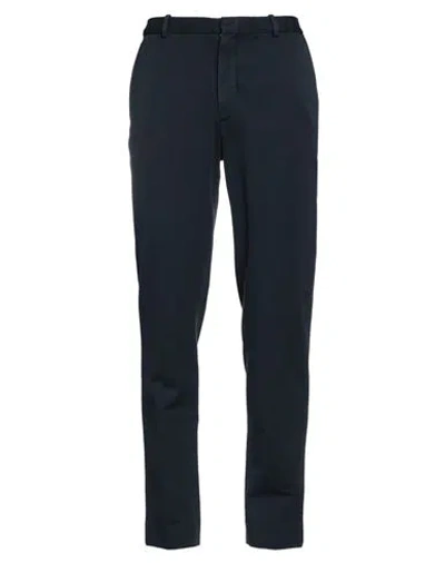 Circolo 1901 Man Pants Navy Size 28 Cotton, Elastane In Navy Blue