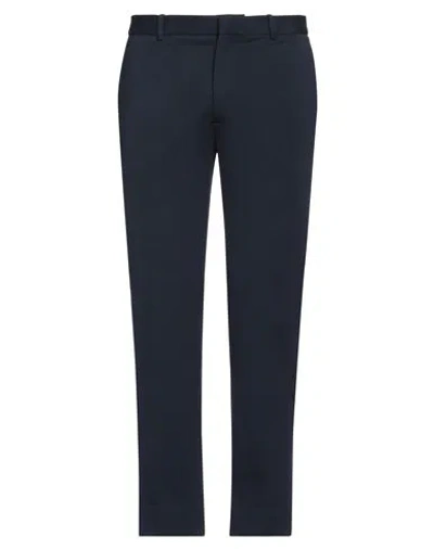Circolo 1901 Man Pants Navy Size 36 Cotton, Elastane In Navy Blue
