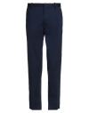 Circolo 1901 Man Pants Navy Size 38 Paper, Elastane In Navy Blue