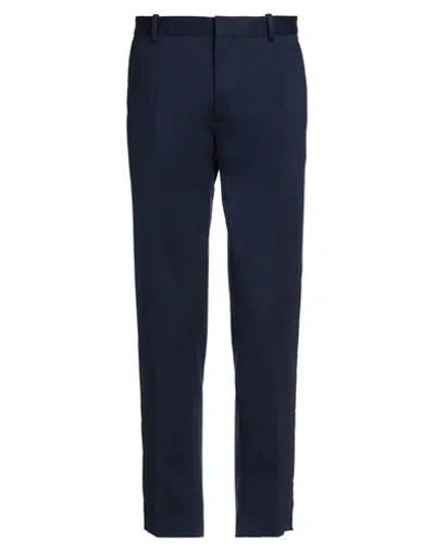 Circolo 1901 Man Pants Navy Size 38 Paper, Elastane In Navy Blue