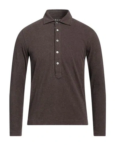 Circolo 1901 Man Polo Shirt Brown Size Xl Cotton, Elastane