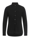 Circolo 1901 Man Shirt Black Size M Cotton, Elastane