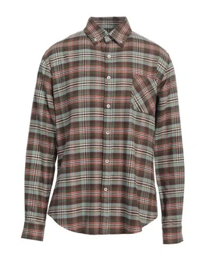 Circolo 1901 Man Shirt Khaki Size M Cotton In Beige