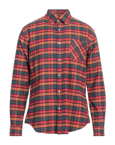 Circolo 1901 Man Shirt Orange Size L Cotton
