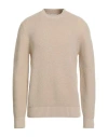 Circolo 1901 Man Sweater Beige Size M Virgin Wool In Black
