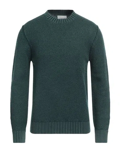 Circolo 1901 Man Sweater Dark Green Size L Virgin Wool