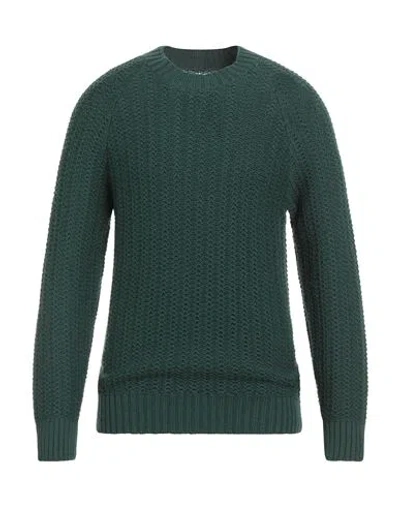 Circolo 1901 Man Sweater Dark Green Size M Merino Wool