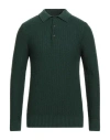 Circolo 1901 Man Sweater Emerald Green Size L Virgin Wool