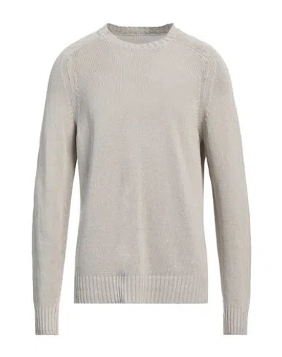 Circolo 1901 Man Sweater Light Grey Size M Linen, Cotton