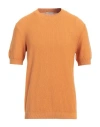 Circolo 1901 Man Sweater Mandarin Size L Cotton In Mandarin