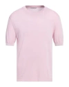 Circolo 1901 Man Sweater Pink Size L Cotton
