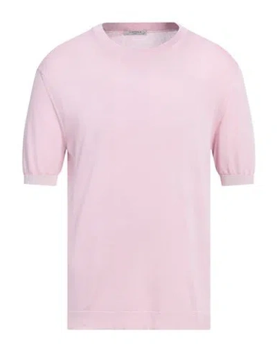 Circolo 1901 Man Sweater Pink Size L Cotton In Pink