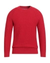 Circolo 1901 Man Sweater Red Size L Merino Wool In Red