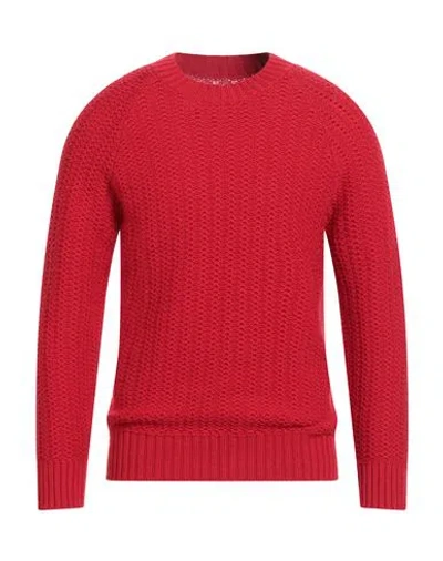Circolo 1901 Man Sweater Red Size L Merino Wool