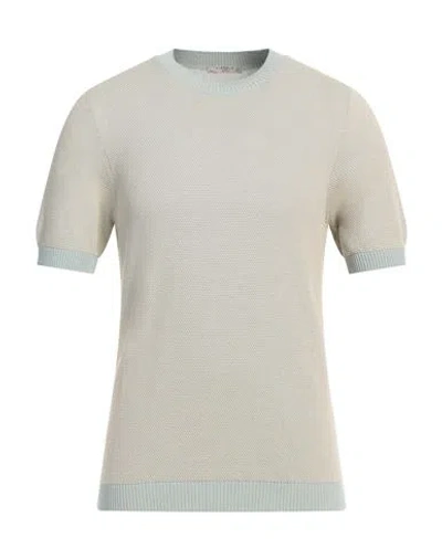 Circolo 1901 Man Sweater Sky Blue Size L Cotton