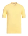 Circolo 1901 Man Sweater Yellow Size L Cotton In Yellow