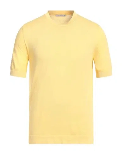 Circolo 1901 Man Sweater Yellow Size L Cotton