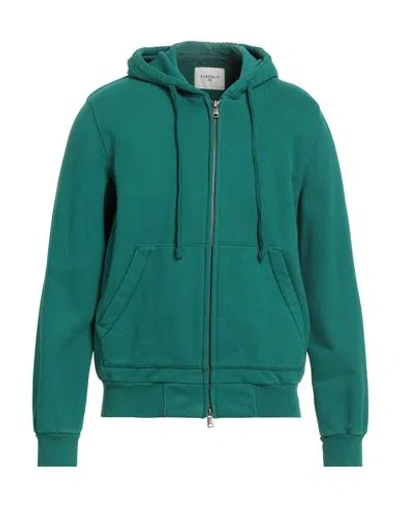 Circolo 1901 Man Sweatshirt Emerald Green Size M Cotton