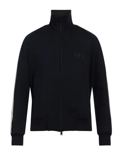 Circolo 1901 Man Sweatshirt Navy Size S Cotton, Elastane In Navy Blue