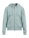 Circolo 1901 Man Sweatshirt Sky Blue Size L Cotton In Blue