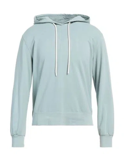 Circolo 1901 Man Sweatshirt Sky Blue Size M Cotton, Lycra In Blue