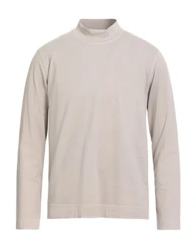 Circolo 1901 Man T-shirt Beige Size L Cotton, Elastane In Sand
