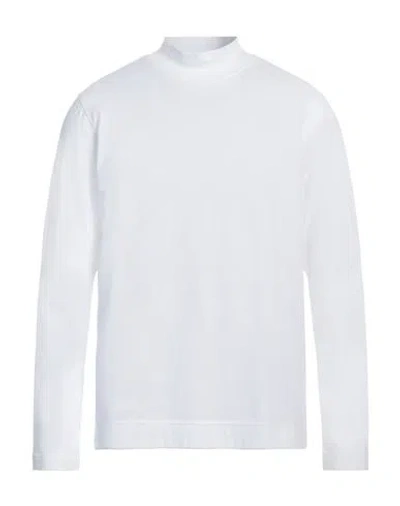 Circolo 1901 Man T-shirt Black Size Xl Paper, Elastane In White