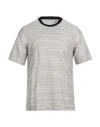 Circolo 1901 Man T-shirt Brown Size Xl Linen, Cotton