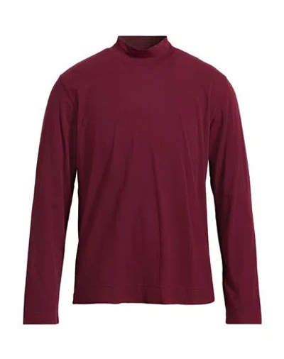 Circolo 1901 Man T-shirt Burgundy Size L Cotton, Elastane In Red