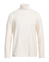 Circolo 1901 Man T-shirt Cream Size L Cotton, Elastane In White