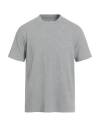Circolo 1901 Man T-shirt Grey Size L Cotton, Elastane