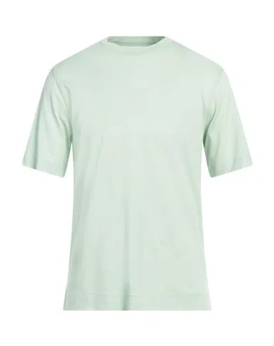 Circolo 1901 Man T-shirt Light Green Size Xxl Cotton, Elastane