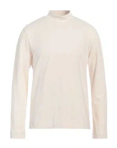 Circolo 1901 Man T-shirt Off White Size L Paper, Elastane