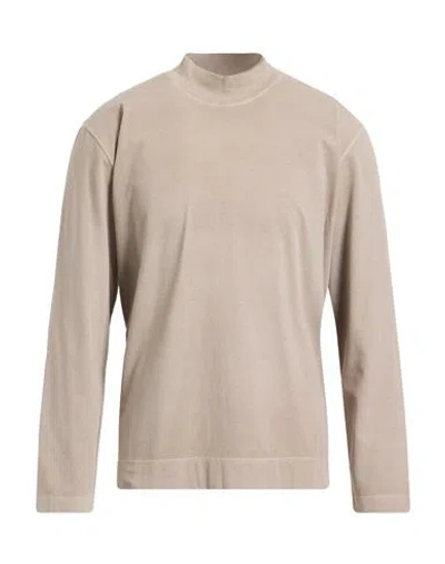 Circolo 1901 Man T-shirt Taupe Size Xxl Cotton, Elastane In Gray