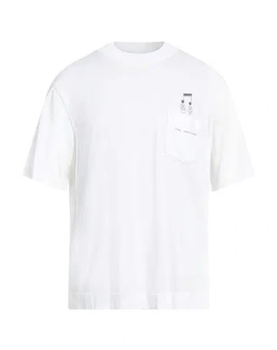 Circolo 1901 Man T-shirt White Size M Cotton