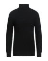 Circolo 1901 Man Turtleneck Black Size S Virgin Wool