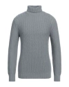 Circolo 1901 Man Turtleneck Grey Size L Virgin Wool