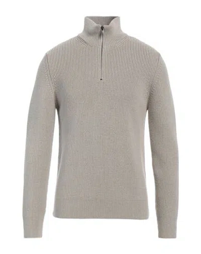Circolo 1901 Man Turtleneck Grey Size M Virgin Wool In Gray