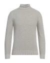 Circolo 1901 Man Turtleneck Grey Size M Virgin Wool