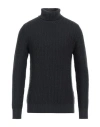 Circolo 1901 Man Turtleneck Lead Size M Virgin Wool In Grey