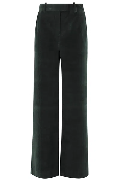 Circolo 1901 Mascul Velvet Trousers In Green