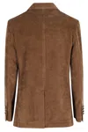 Circolo 1901 Corduroy Double-breasted Blazer In Brown
