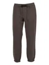 Circolo 1901 Tailored Cuffed Wool Pants With Structured Fit In Brown