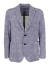 Circolo 1901 Men's Single -breasted Jacket In Blue