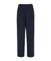 Circolo 1901 Navy Blue Stretch Cotton Pants