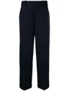 Circolo 1901 Mid-rise Wide-leg Trousers In Blau