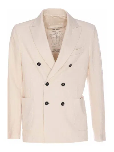 Circolo 1901 Natural Jacket In Pink
