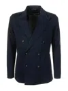 Circolo 1901 Double-breasted Blazer In Blue